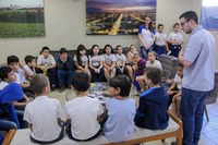 Alunos do 4º ano, visitaram a Câmara Municipal durante a semana.