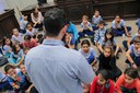 Alunos do 4º e 5º anos visitaram nessa semana, a Câmara Municipal com o objetivo de conhecer o funcionamento da Casa Legislativa. 