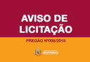 NOVA DATA DA LICITAÇÃO PREGÃO Nº008/2018