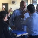 RUBÃO PARTICIPA DE SOLENIDADE ALUSIVA A TIRADENTES NA 7ª CIPM E É HOMENAGEADO COM MEDALHA “GUARDIÃO DOS PÁSSAROS”